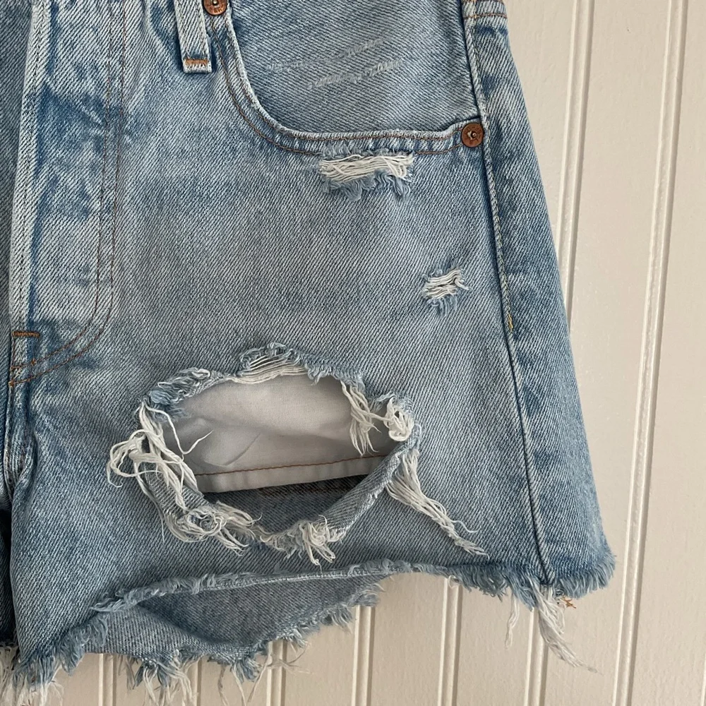 Levi’s 501 Distressed Denim Shorts